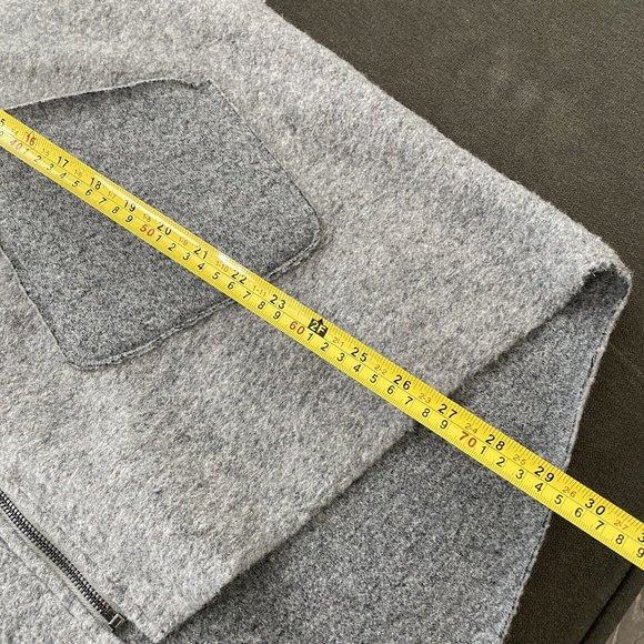 EXCELLENT Soft Surrounding Mercado Jacket Wool Full Zip Hooded Oversized OS S/M - Picture 5 of 7